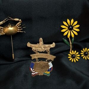 #70. Set Of Vintage Brooches